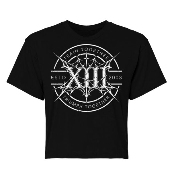 CIRCLE BADGE - WOMEN'S CROP T-SHIRT Thumbnail